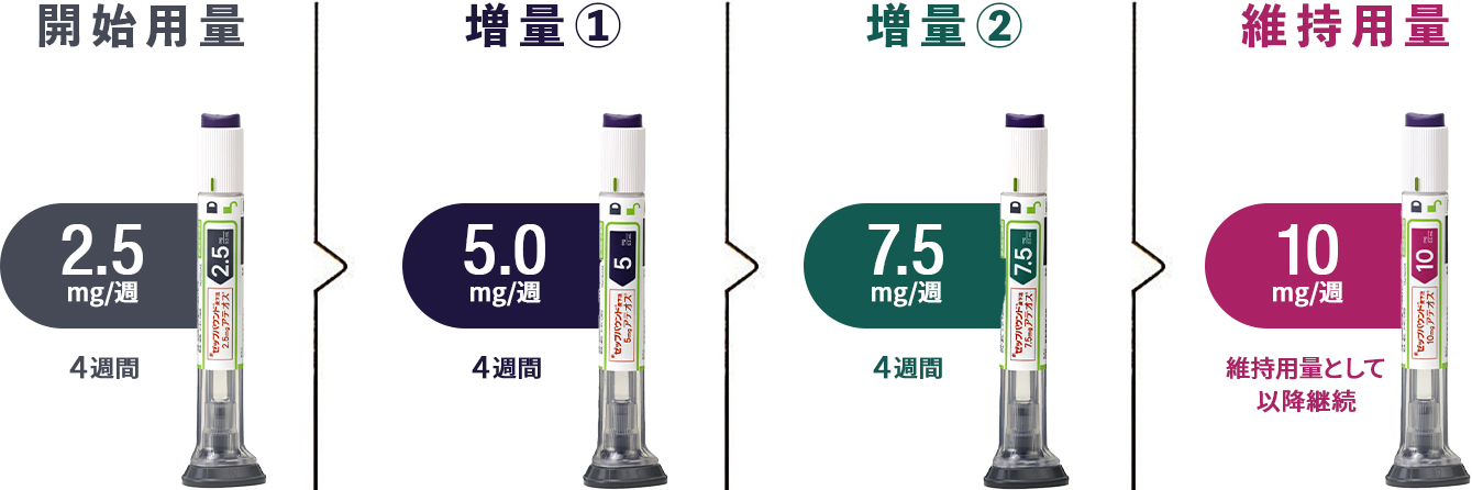 ゼップバウンド®の用法および容量